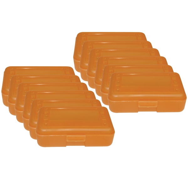 Romanoff Pencil Box, Tangerine, PK12 60227 - main